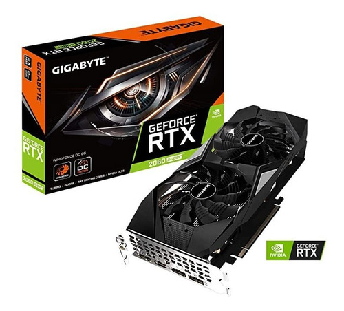 Gigabyte Geforce Rtx 2060 Super Empujes Oc Tarjeta Gráfica 8