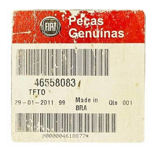 Teto Fiat Strada C/ Furo Teto Solar Manual 46558083