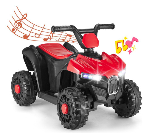 Infantil Cuatrimoto Para Niños Moto Electrica Con Luz Led