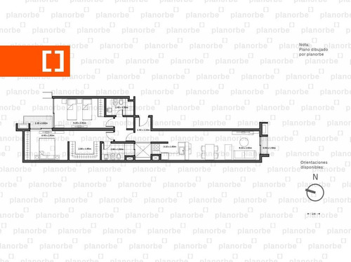 Venta De Apartamento Obra Construcción 2 Dormitorios En Pocitos Nuevo, More Echevarriarza Unidad 314
