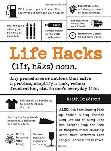 Life Hacks : Any Procedure Or Action That Solves A Problem, Simplifies A Task, Reduces Frustratio..., De Keith Bradford. Editorial Adams Media Corporation, Tapa Blanda En Inglés