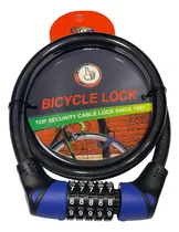 Comprar Candado Para Bici Con Combinacion 5 Digitos Supergym Color Celeste