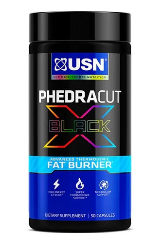 Usn Phedracut Black X - Quemador De Grasa En Cápsulas