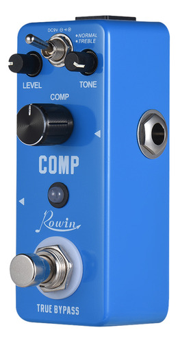 Compresor De Compresión Effect Pedal Bypass Comp Rowin True