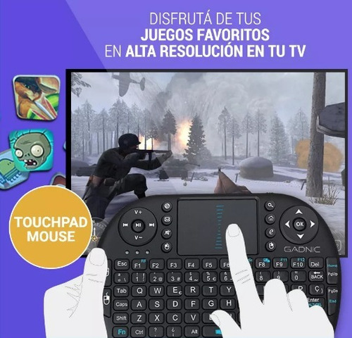 Mini Teclado Control Remoto Smart Tv Air Mouse Tv Android