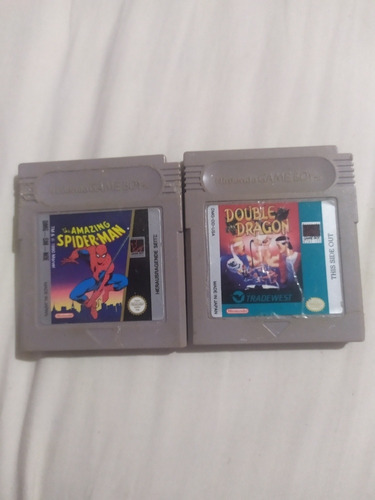 Lote Gameboy Spiderman Y Double Dragon