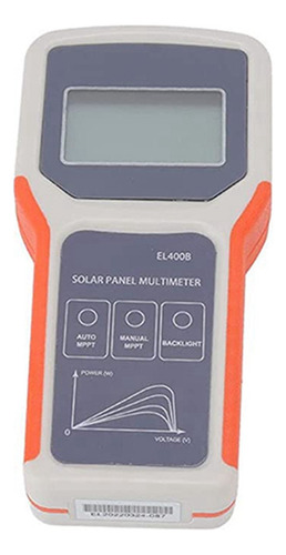 Probador Solar Lcd, Medidor De Energía Solar Digital, Panel