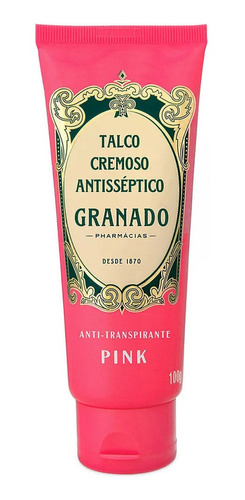 Talco Em Creme Granado Pink 100g - Cremoso Antisséptico