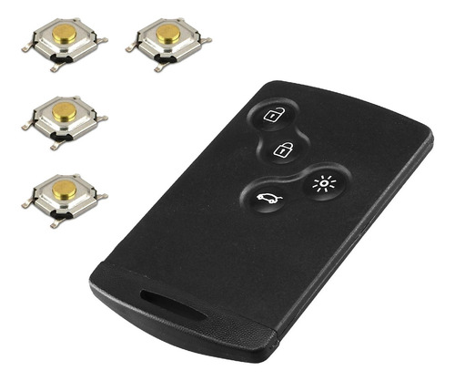 Carcasa Llave Tarjeta Compatible Renault Megane 3 Pulsadores