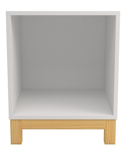 Móvel Nicho Cubo Porta Vinil Lp Disco - Mdf Branco
