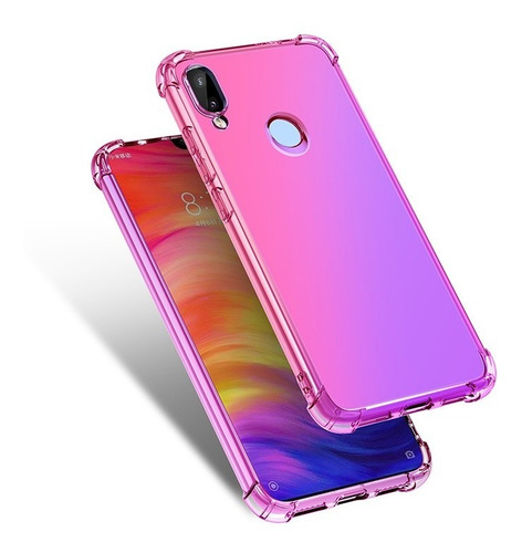 Funda Xiaomi Slim Antishock Gradiente Transparente Case