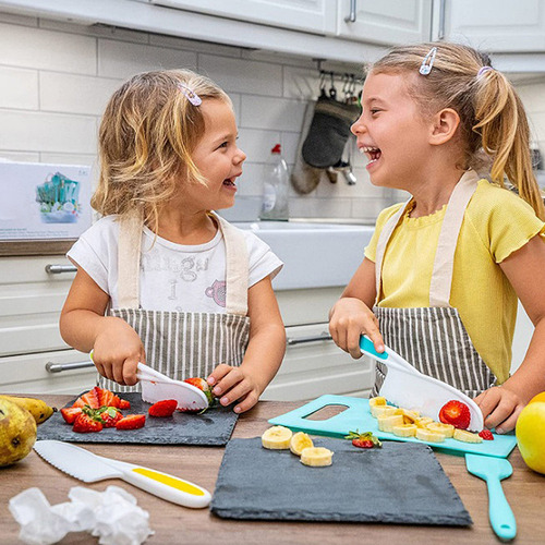 . Juego De 3 Cuchillos De Cocina Para Hornear Para Niños