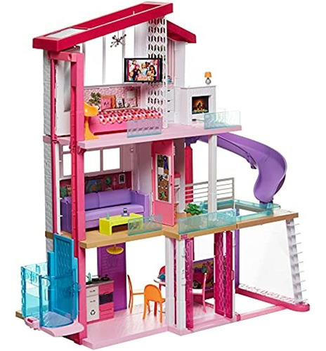Casa De Muñecas Barbie Dreamhouse Con Elevador, Piscina, Tob