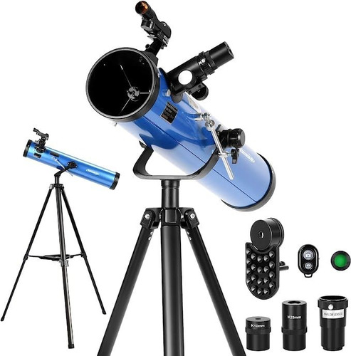 Aomekie Telescopios Reflector Para Adultos Astronomía Prin.