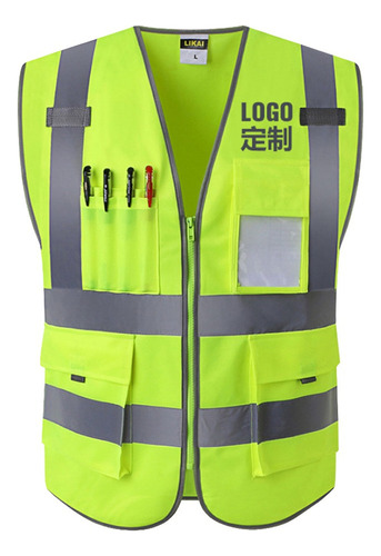 Uniforme Chaleco Seguridad Ropa De Trabajo Alta Visibilidad