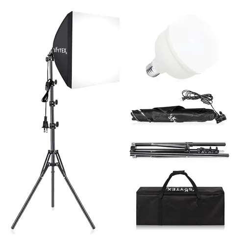 Kit De Iluminación Softbox, Skytex 16x16in Soft Box | 135w 5