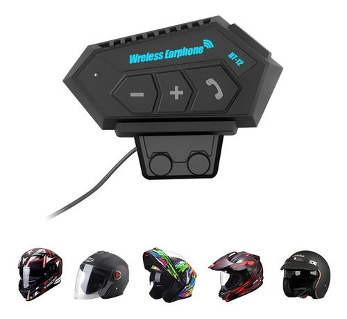 Imagen 3 de 5 de Intercomunicador Para Casco De Moto Te543