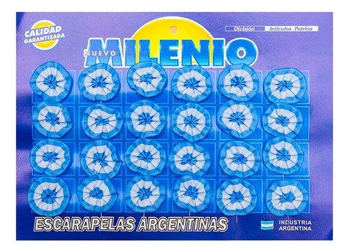 Escarapelas Argentina Redonda X24 Unidades