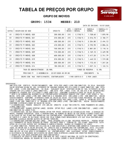 Cartas Contempladas De Imóveis, Venha Conferir!!