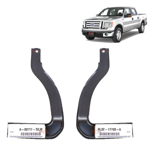 Par Ménsulas Delanteras Exteriores Ford F-150 2010-2014 