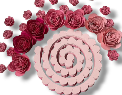 Rosas En Cartulina Para Decorar X20