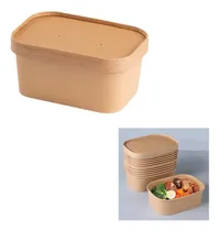 Comprar Envase Contenedor Kraft De 34 Oz  Helado Alimentos 12und 