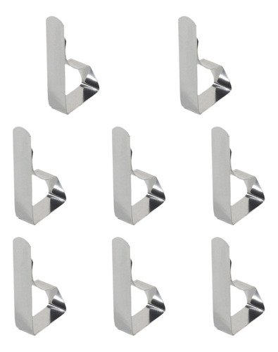 Clips 8pcs Clips De Falda De Acero Inoxidable Soporte Para