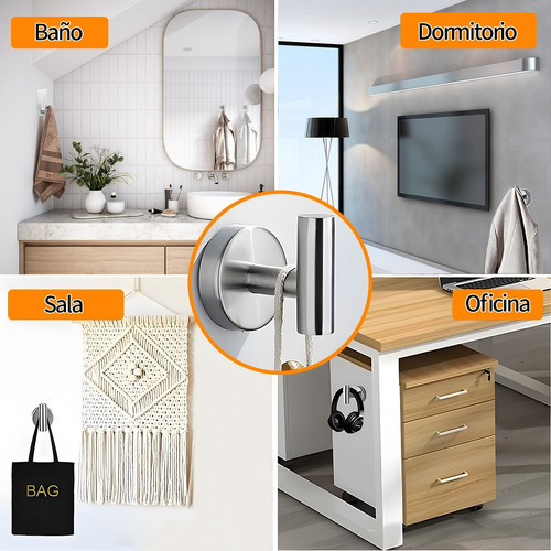 Juego De Accesorios Para Baño De 304 Acero Inoxidable 9 Pzs