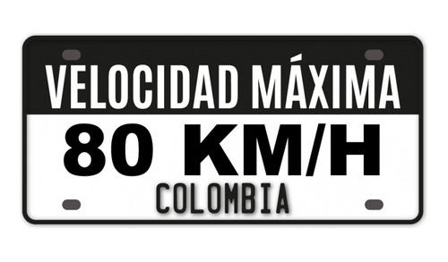 Calcomania Aviso Velocidad Máxima Carro 