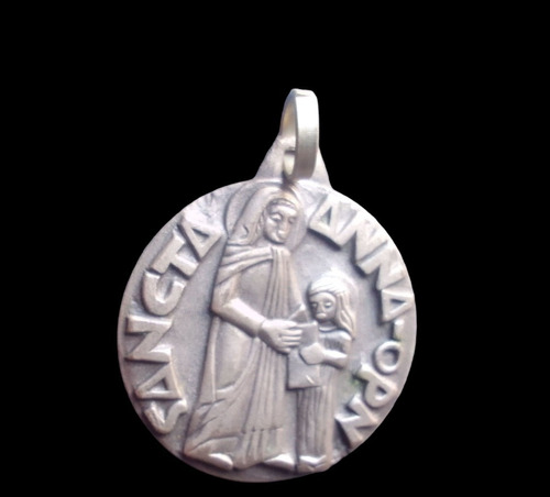 Antigua Medalla Religiosa Santa Ana