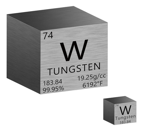 2 Piezas De Tungsteno, Metal Puro, Elementos De Alta Densida