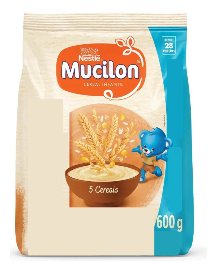 Cereal Infantil Mucilon® 5 Cereais Zero 600g