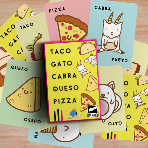 Taco Gato Cabra Queso Pizza Juego Bureau De Juegos Cartas