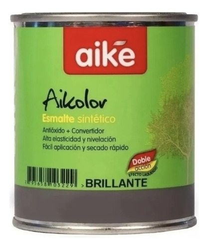 Esmalte Sintetico Aike Gris X 4 Lts Rejas Madera