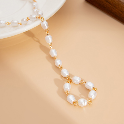 1 Par De Elegantes Pulseras Con Forma De Dedo Con Forma De C