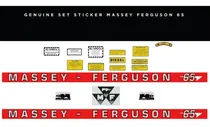 Comprar Adhesivos Tractor Massey Ferguson 65 Calcomanías Kit Agro