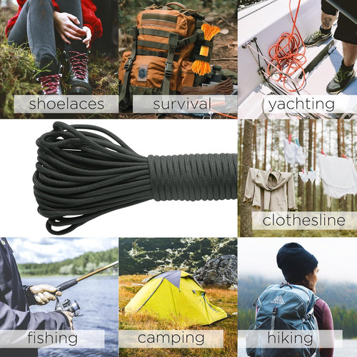 Cordón Paracord Teceum, Nylon Táctico Para Supervivencia