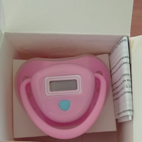 Imagen 2 de 2 de Chupón Termometris, Medidor Corporal Para Niñas