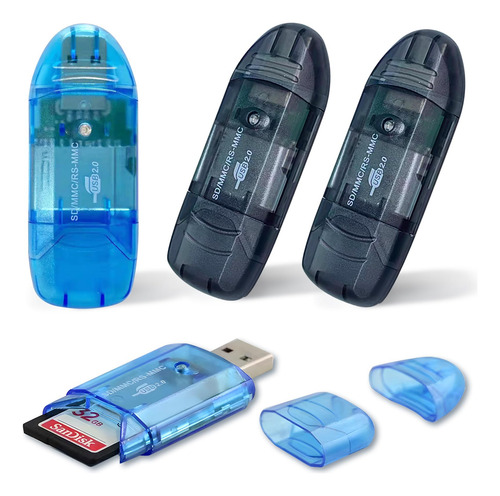 Lector Tarjeta Sd Usb Para Pc Adaptador Memoria Camara