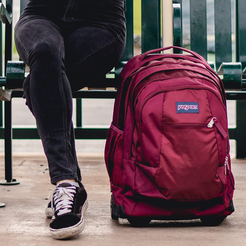 Mochila Con Ruedas Jansport Driver, Bolsa De Viaje Con 8 Rue