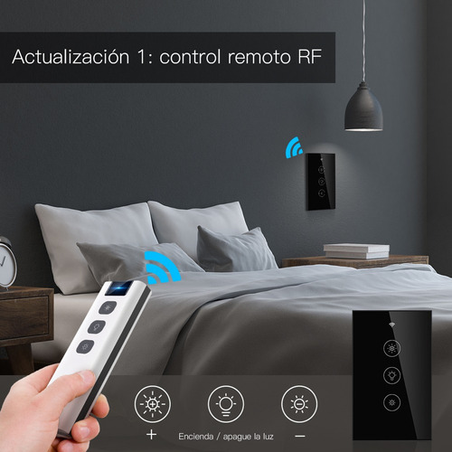 Inteligente Wifi Rf433 Dimmer Regulable Interruptor Moes