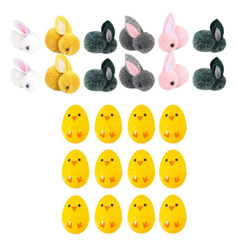 Huevos De Pascua Llenos Canetas De Pascua Con 12 Set