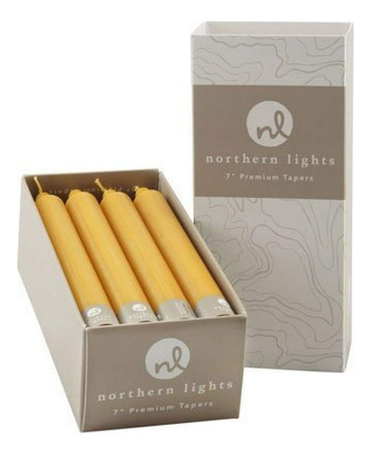Nlc Premium Tapers 12pc Caramelo 7 Pulgadas