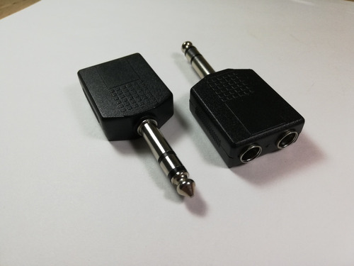 Divisor De Audio Estéreo Plug 6.3mm A Dos Jack 6.3mm