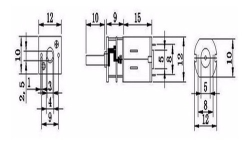 Motor Dc N20, Con Reduccion, 30 Rpm, 6v, Arduino, Pic, Avr,