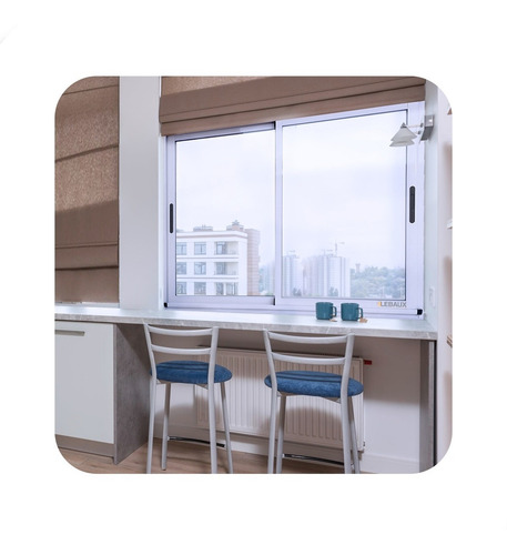 Ventana Aluminio Modena Vidrio 4mm 120x110