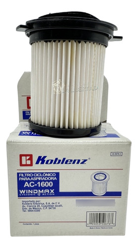 Filtro De Repuesto Koblenz Ac-1600