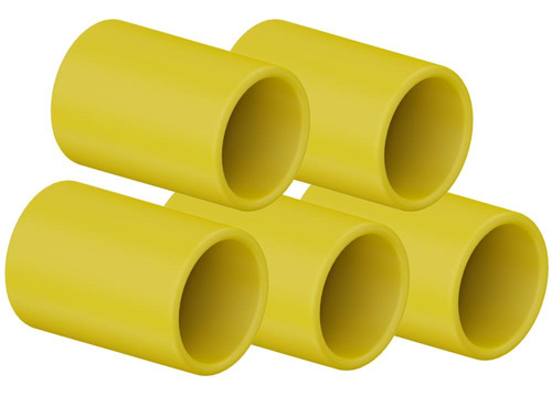 Kit 5 Luva Pressão Emenda P/ Eletroduto Pvc Amarelo 1 Tigre