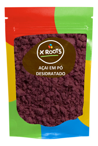 Açai Em Pó 100% Puro 250gr Embalagem Abre E Fecha - X Roots