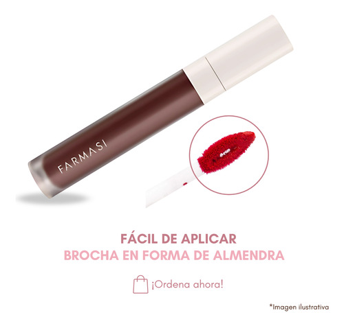 Labial Líquido Mate Farmasi - Larga Duración Y Color Intenso 20 Deep Love